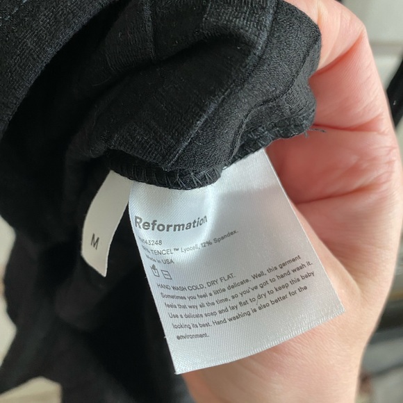 Reformation libra ribbed mini dress size M - Picture 4 of 8